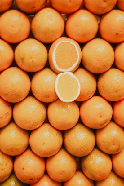 橙色水果特写照片